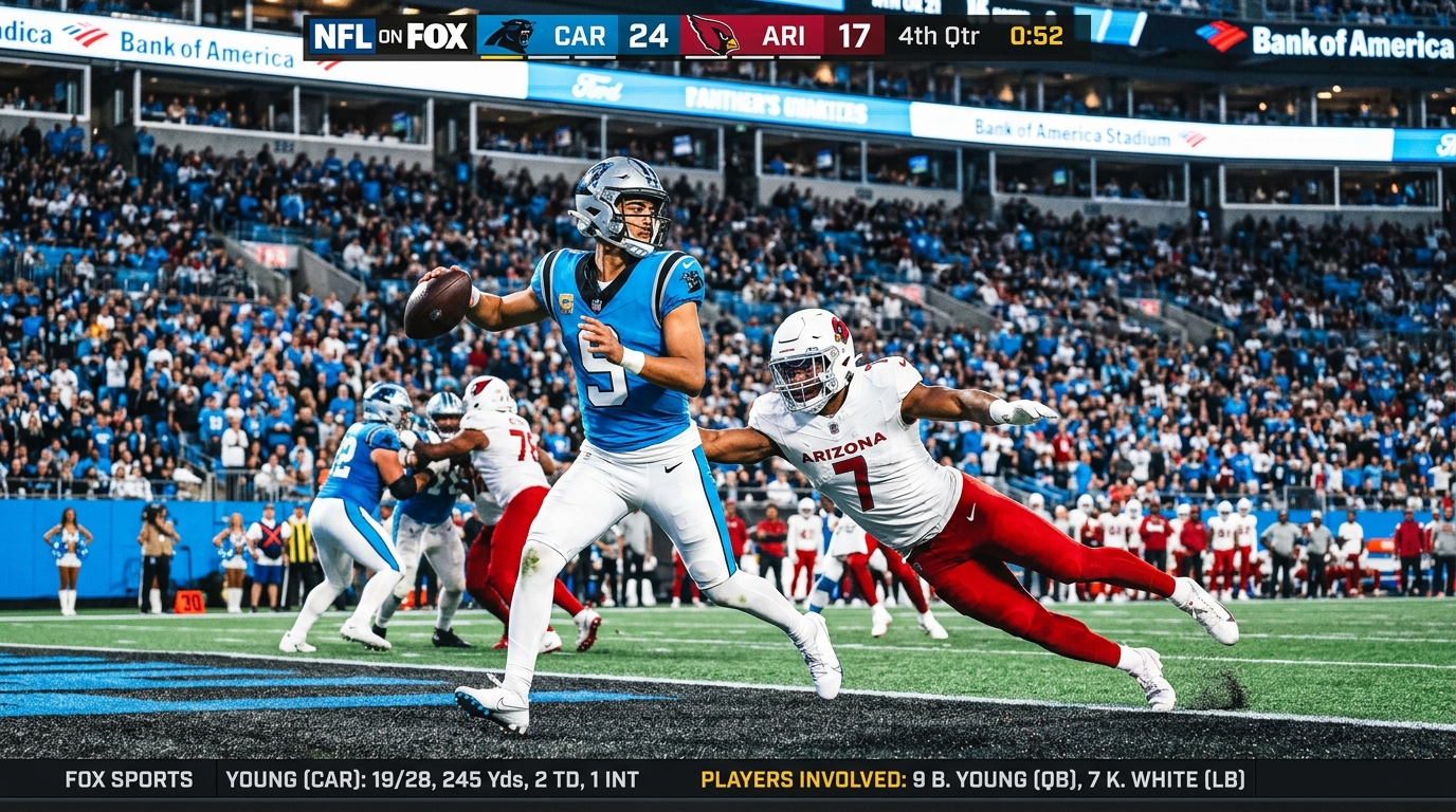 Carolina Panthers vs Arizona Cardinals Match Player Stats 2026 Preseason