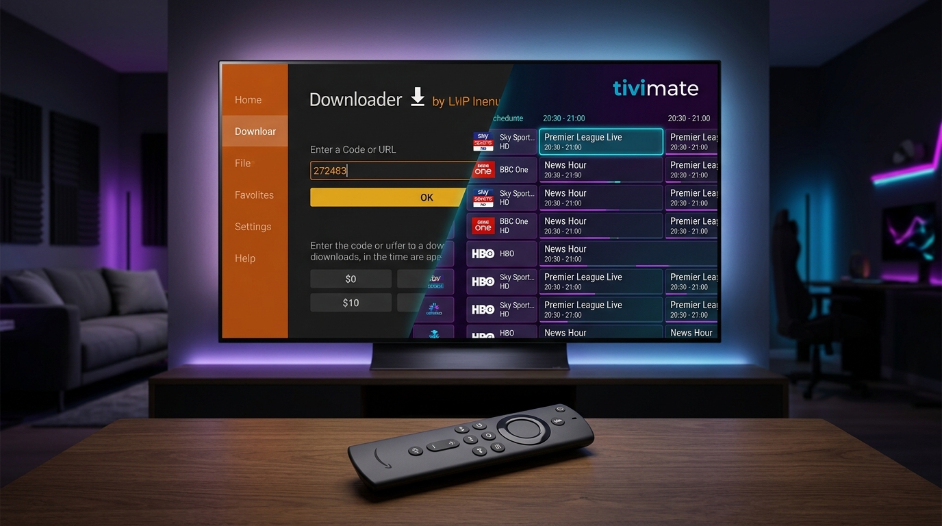 TiviMate Downloader Code 2026 on Firestick 4K Max interface