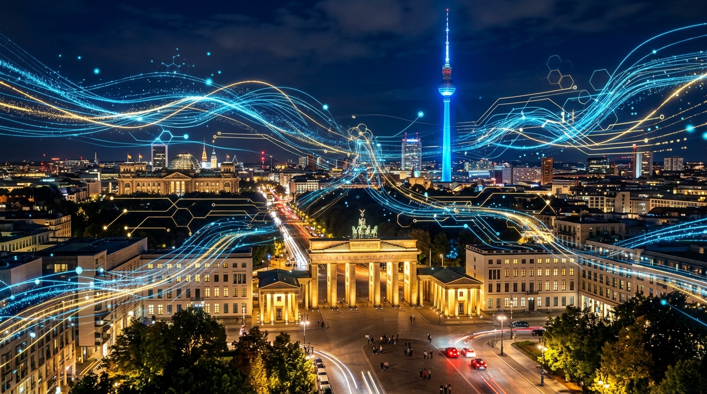 IPTV Deutschland — Berlin Brandenburger Tor Nachtansicht
