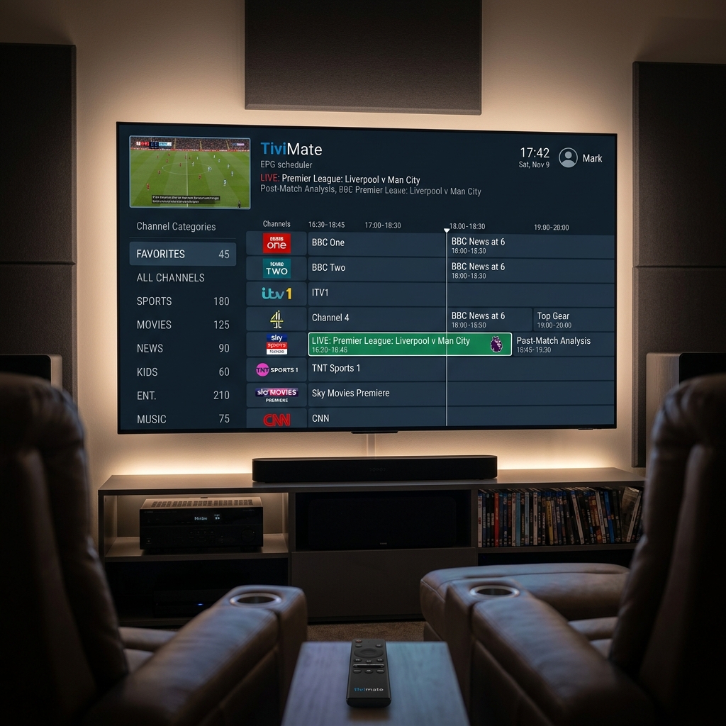 TiviMate Player Dashboard Guide
